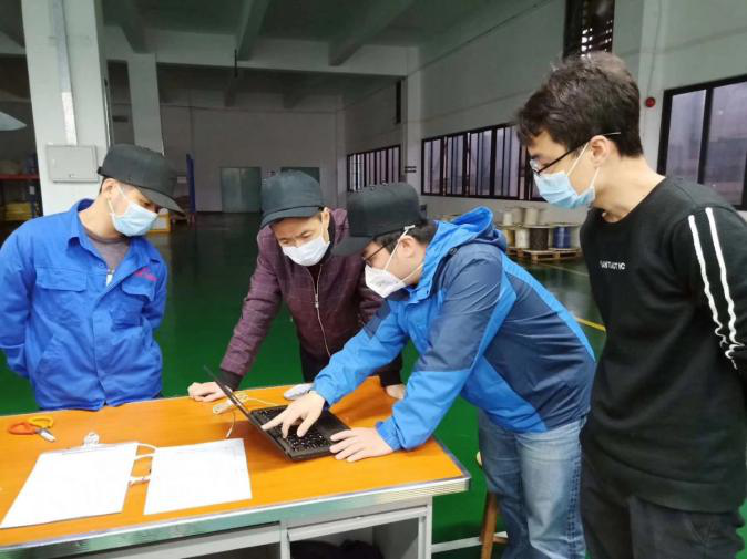 廣（guǎng）州（zhōu）電纜跨界趕製口罩（zhào）鼻梁（liáng）條兩周實現0至日產千萬根