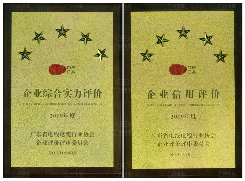 廣州電纜獲三項“五星級(jí)”榮(róng)譽,彰顯行業競爭力! 廣州電纜獲三項“五星(xīng)級”榮譽,彰顯行業競爭力!
