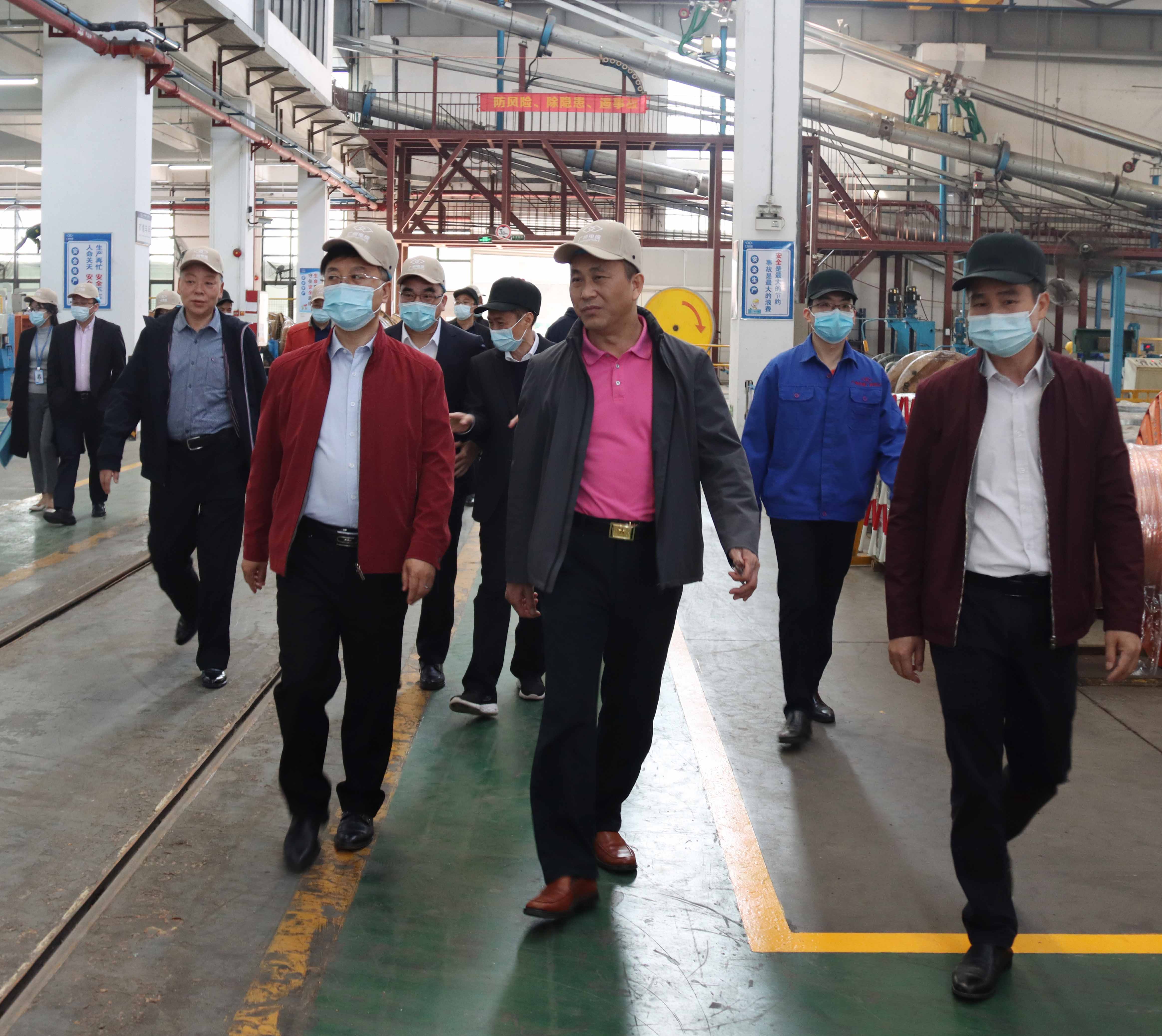 廣智集團(tuán)領導到廣州電纜督導節後複工複產和(hé)安全工作 廣智集團領導到廣(guǎng)州(zhōu)電纜督導節(jiē)後複工複產和安全工(gōng)作