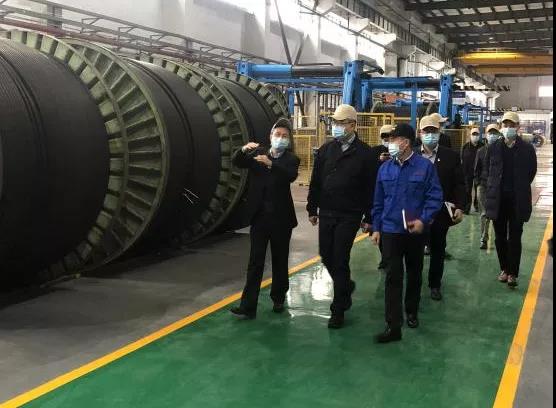 南沙區區委常（cháng）委、常務副區長魏敏帶隊到廣州電纜公司督導調研